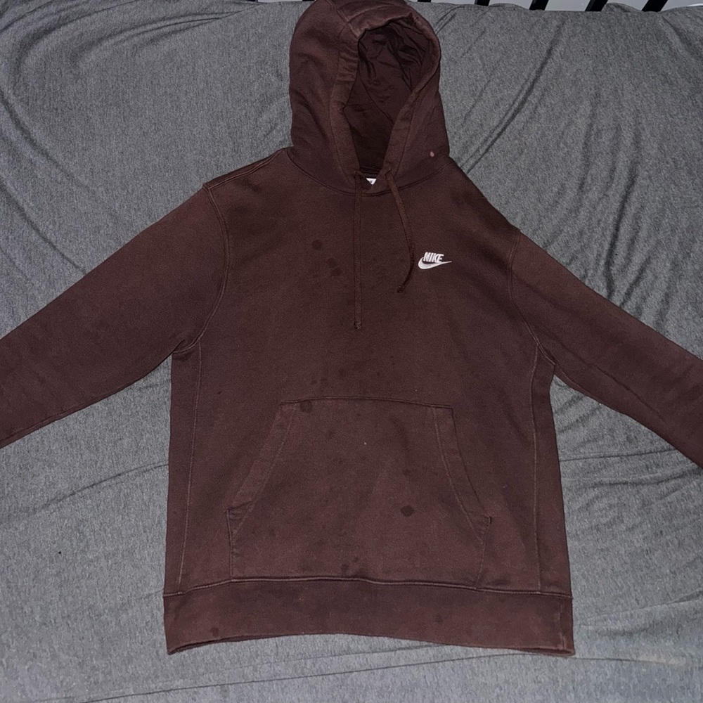 Men’s size M Brown Nike hoodie.